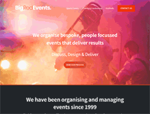 Tablet Screenshot of bigredevents.co.uk